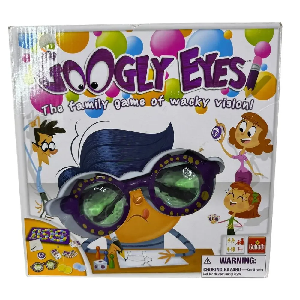 Googly‎ Eyes Game Family Drawing Game with Crazy, Vision-Altering Glasses